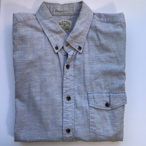 J. Crew | Stone Button-down Work Shirt, Large